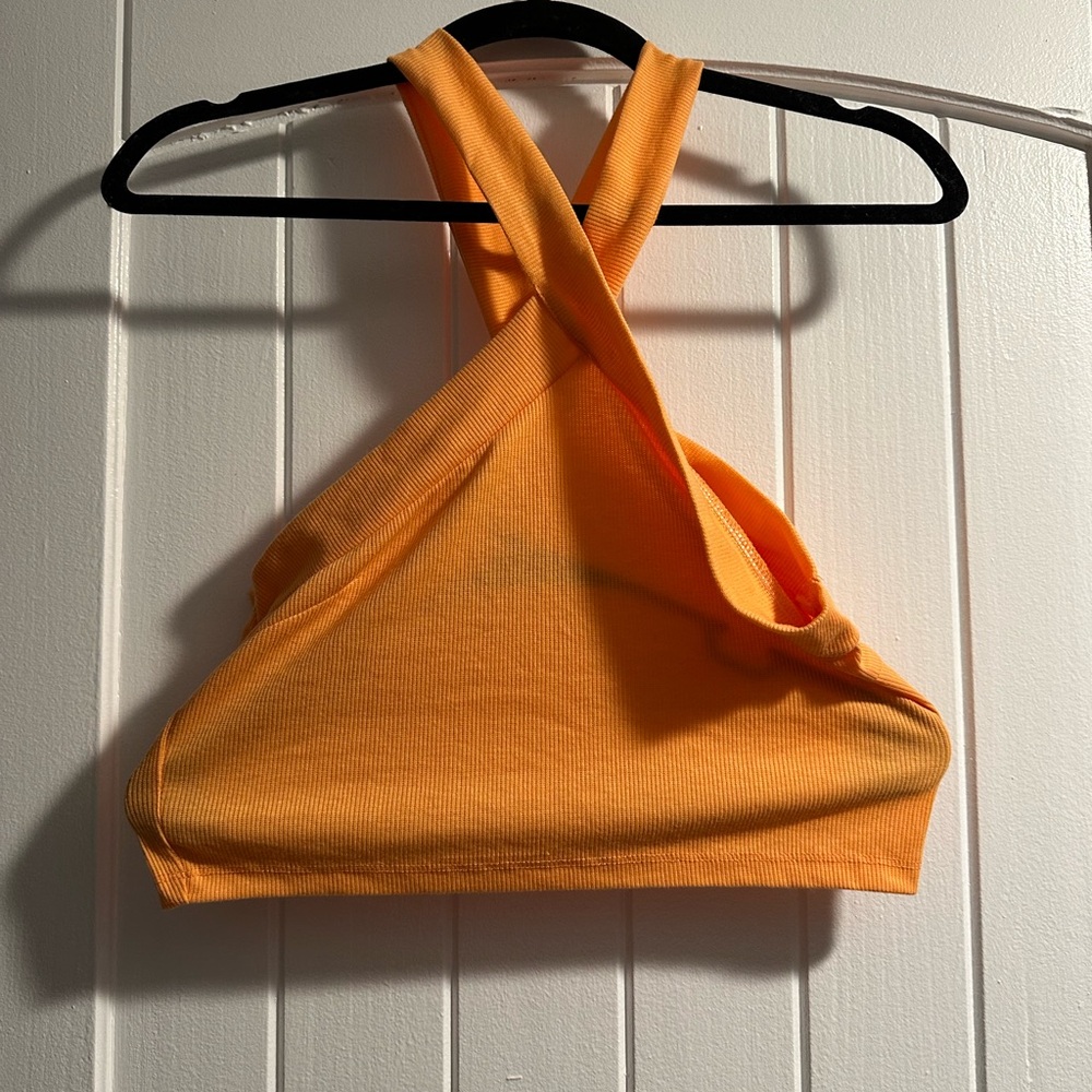 Orange Halter Top